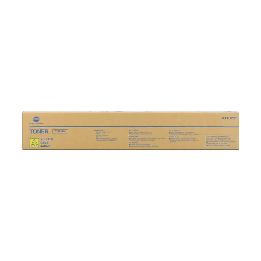 Original Konica Minolta TN216Y Toner Gelb (A11G251)