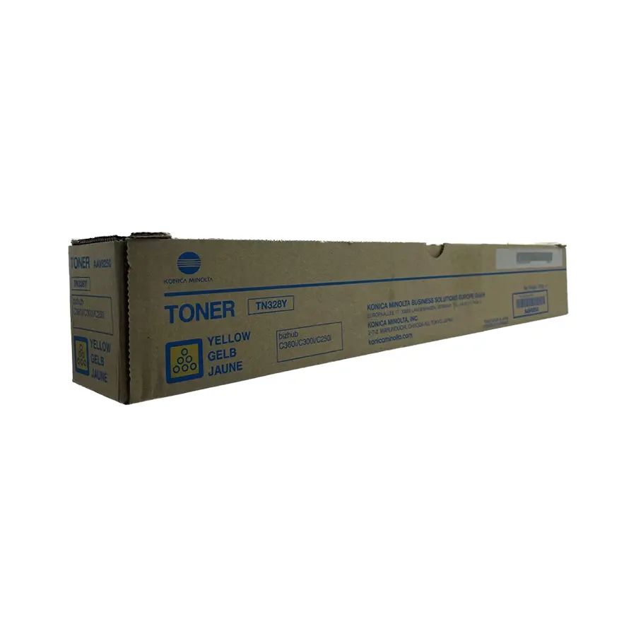 Original Konica Minolta TN328Y Toner Gelb (AAV8250)