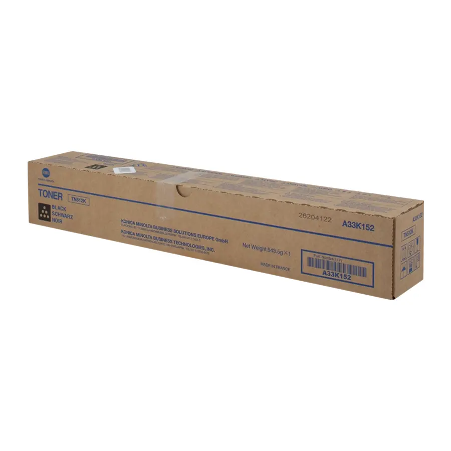 Original Konica Minolta TN512 Toner Schwarz (A33K152)