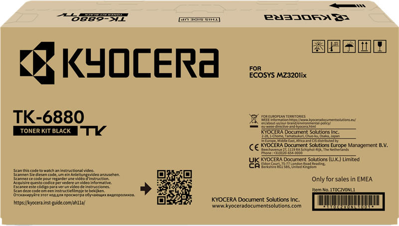 Original Kyocera TK-6880 / 1T0C2V0NL1 Toner Schwarz