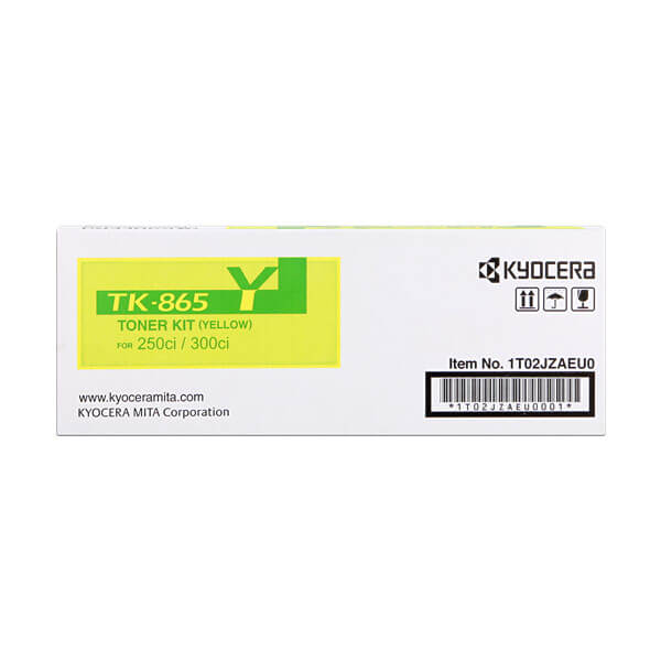 Original Kyocera TK-865Y (1T02JZAEU0) Toner Yellow