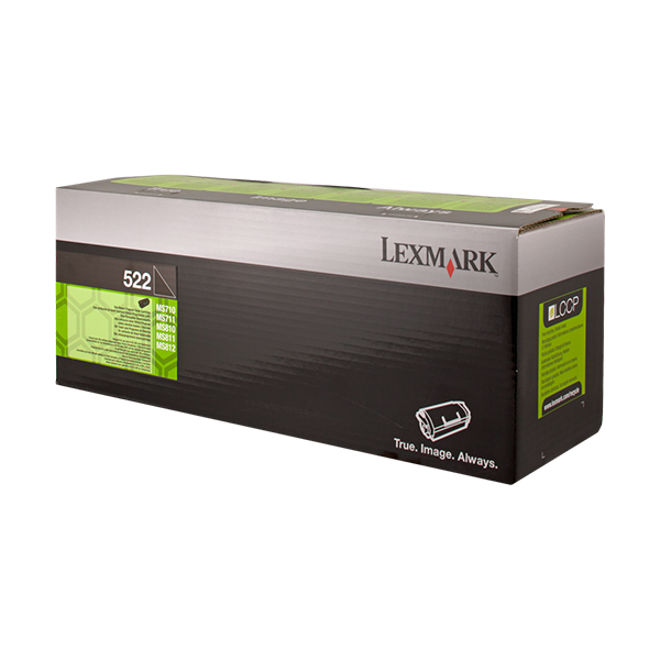 Original Lexmark 52D2000 (522) Toner Schwarz