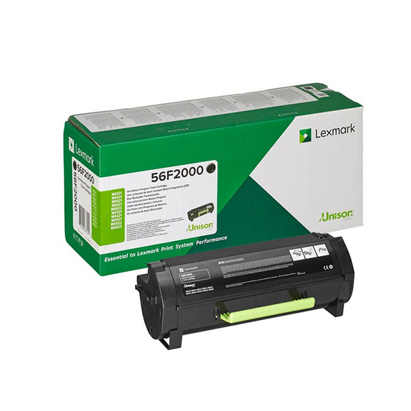 Original Lexmark 56F2000 Toner Schwarz