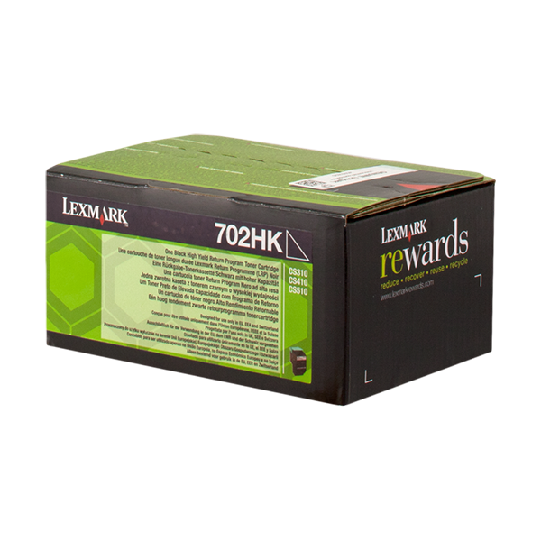 Original Lexmark 70C2HK0 (702HK) Toner Schwarz