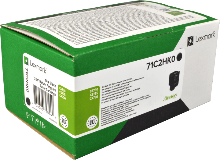 Original Lexmark 71C2HK0 / CS/CX730/CS735 Toner Schwarz