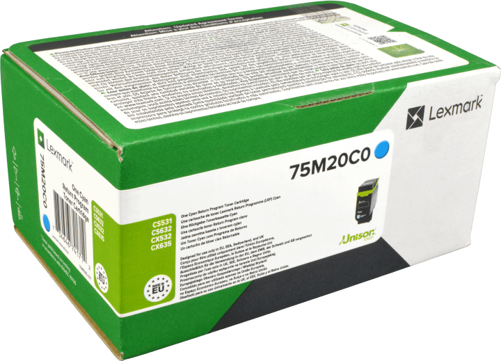 Original Lexmark 75M2XC0 / CS632/CX635 Toner Cyan