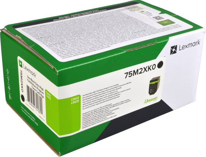 Original Lexmark 75M2XK0 / CS632/CX635 Toner Schwarz