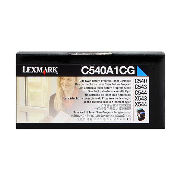 Original Lexmark C540A1CG Toner Cyan