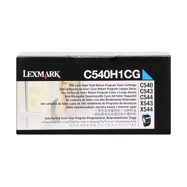 Original Lexmark C540H1CG Toner Cyan