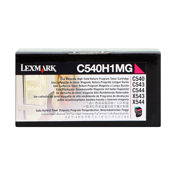 Original Lexmark C540H1MG Toner Magenta