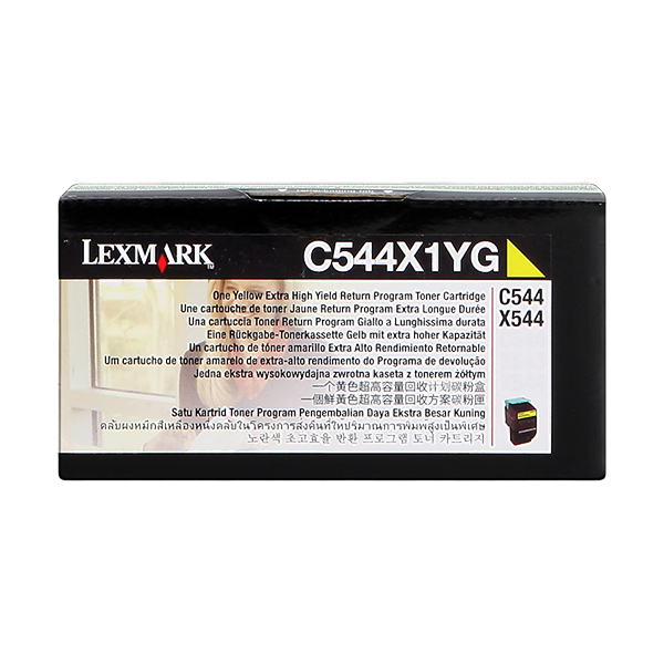 Original Lexmark C544X1YG Toner Yellow