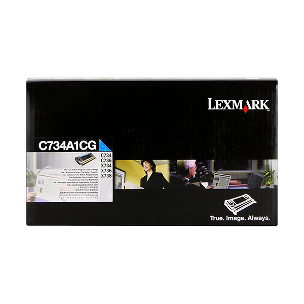 Original Lexmark C734A1CG Toner Cyan