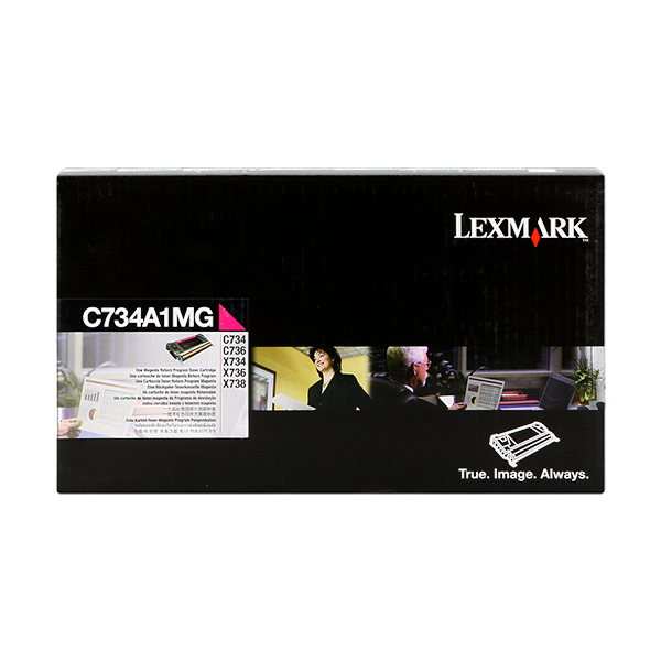 Original Lexmark C734A1MG Toner Magenta