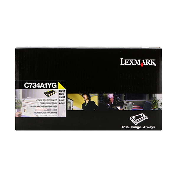 Original Lexmark C734A1YG Toner Yellow