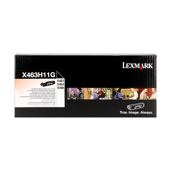 Original Lexmark X463H11G Toner Schwarz