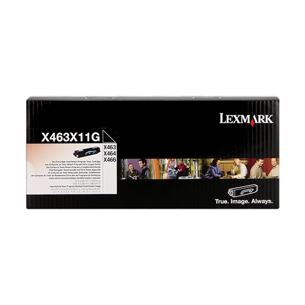 Original Lexmark X463X11G Toner Schwarz