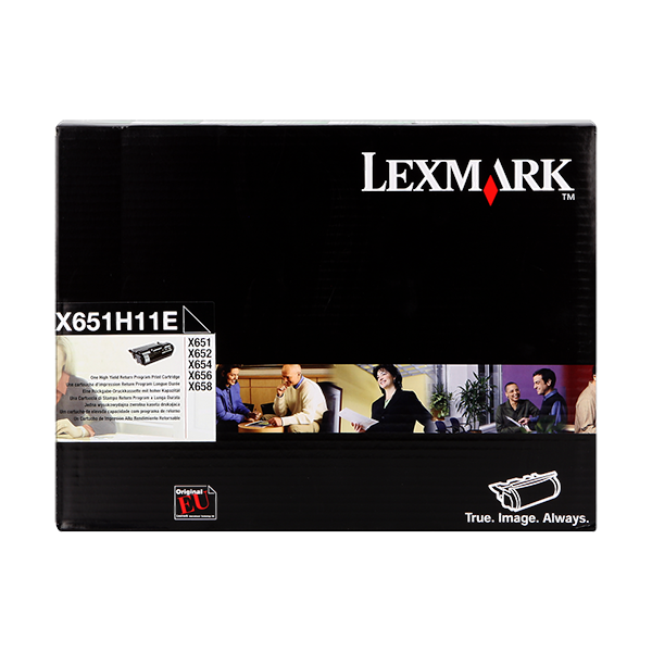 Original Lexmark X651H11E Toner Schwarz