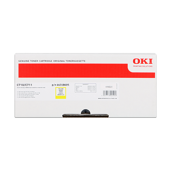 Original OKI 44318605 Toner Yellow