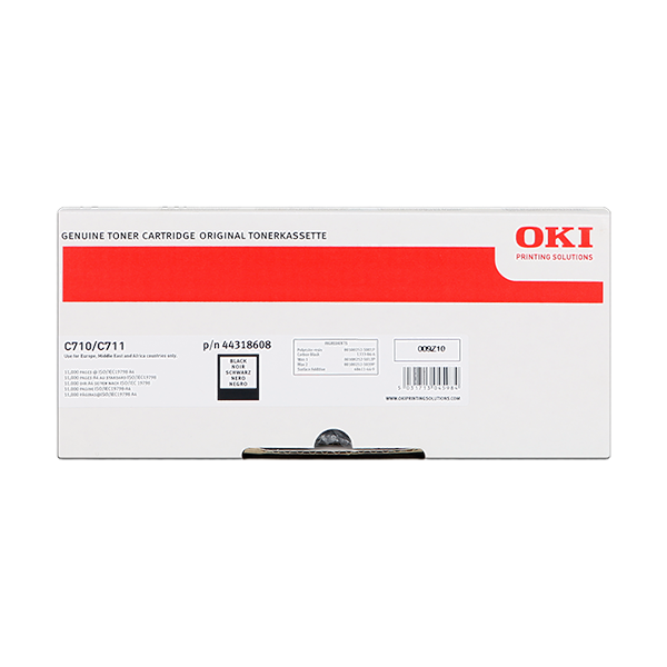 Original OKI 44318608 Toner Schwarz