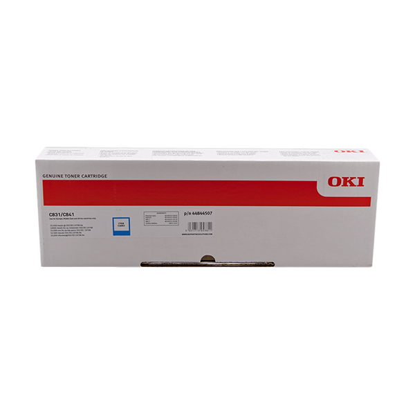 Original OKI 44844507 Toner Cyan