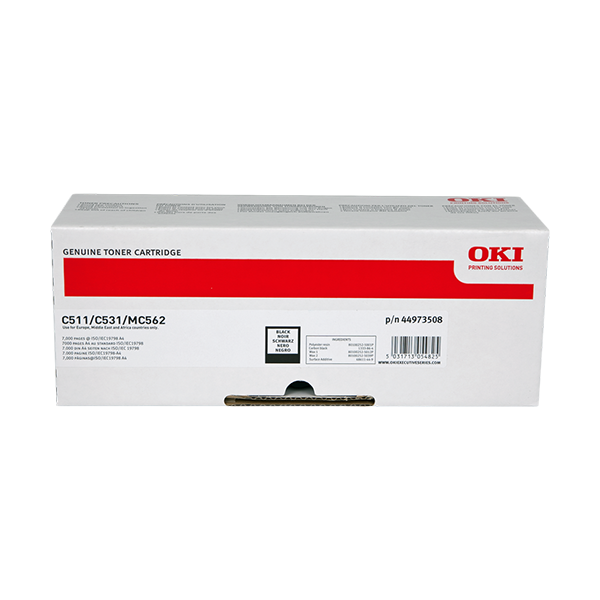 Original OKI 44973508 Toner Schwarz