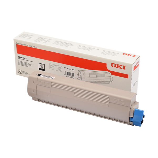 Original OKI 46443104 (C) Toner Schwarz