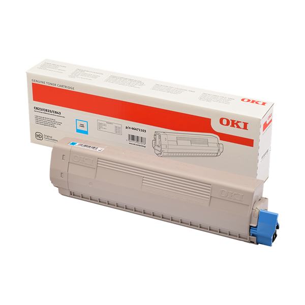 Original OKI 46471103 (C) Toner Cyan