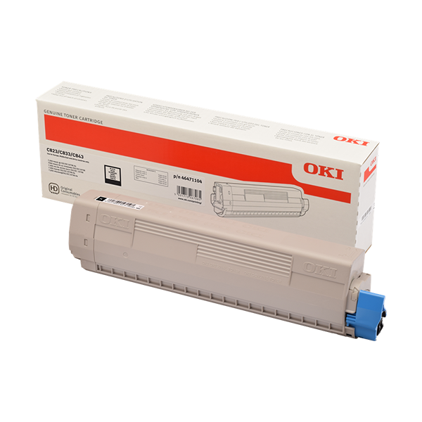 Original OKI 46471104 (C) Toner Schwarz