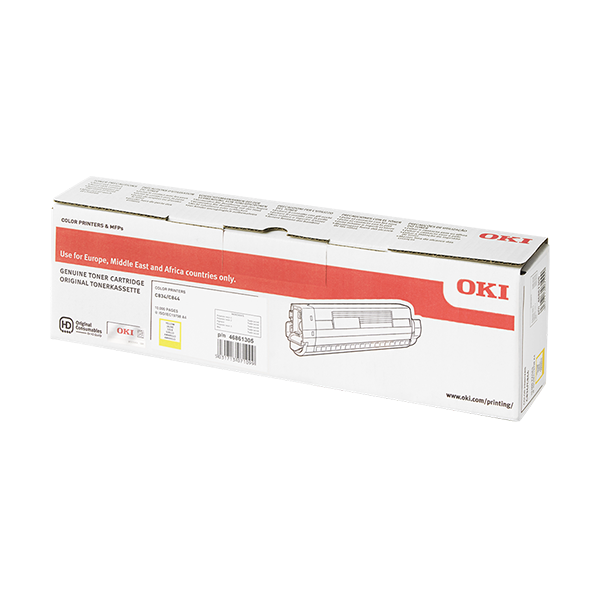 Original OKI 46861305 Toner Yellow