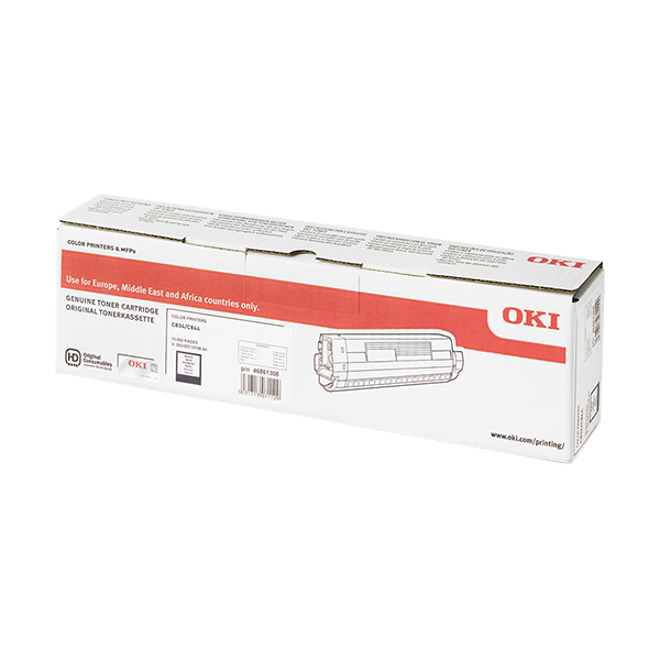 Original OKI 46861308 Toner Schwarz