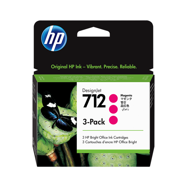 Original HP 712 (3ED78A) Multipack Magenta