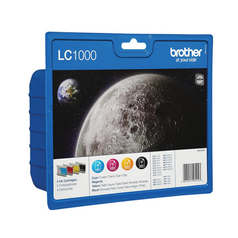 Original Brother LC-1000 Tinten Spar-Set (4 Stk.)