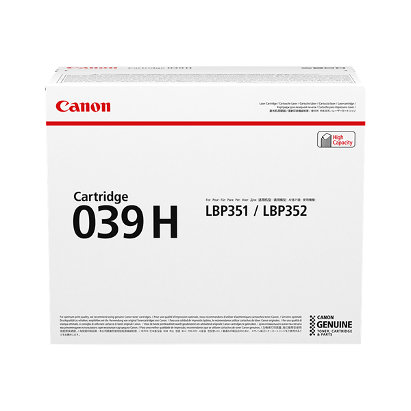 Original Canon 039H (0288C001) Toner Schwarz