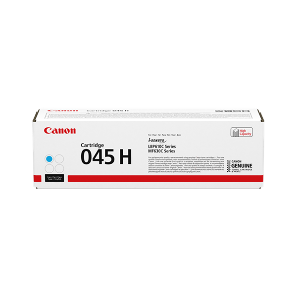 Original Canon 045hc (1245C002) Toner Cyan