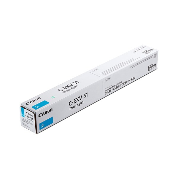 Original Canon C-EXV51C XL (0482C002) Toner Cyan