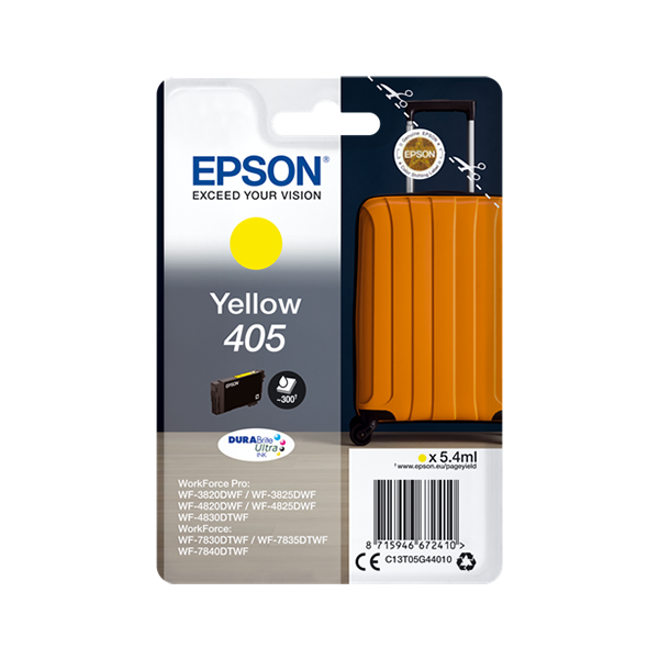 Original Epson 405 (C13T05G44010) Druckerpatrone Gelb