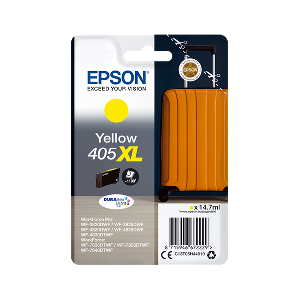 Original Epson 405 XL (C13T05H44010) Druckerpatrone Gelb