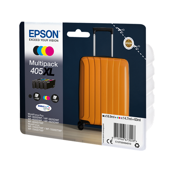 Original Epson 405XL (C13T05H64010) Druckerpatronen Spar-Set