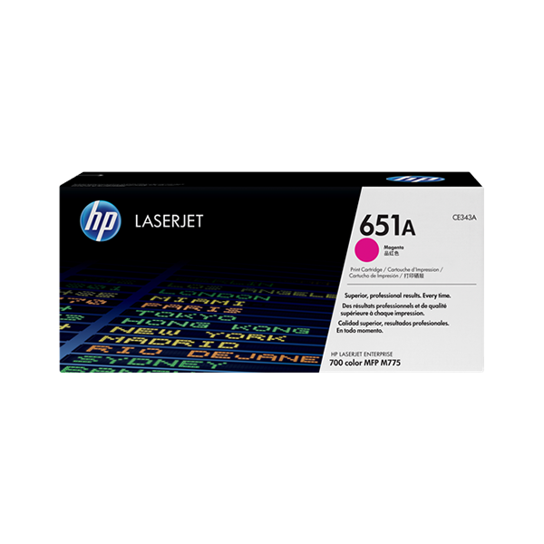 Original HP 651A (CE343A) Toner Magenta