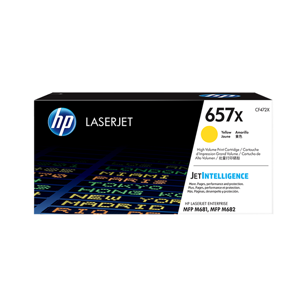 Original HP  CF472X / 657X Toner gelb