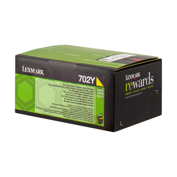 Original Lexmark 70C20Y0 (702Y) Toner Yellow