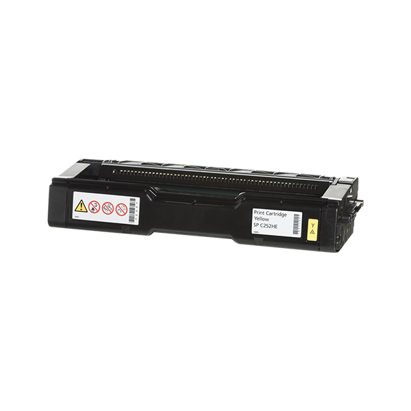 Original Ricoh 407719 (SP C252HE) Toner Gelb