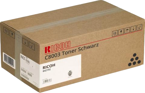 Original Ricoh C8003BK (842192) Toner Schwarz
