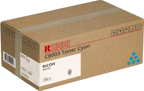 Original Ricoh C8003C (842195) Toner Cyan