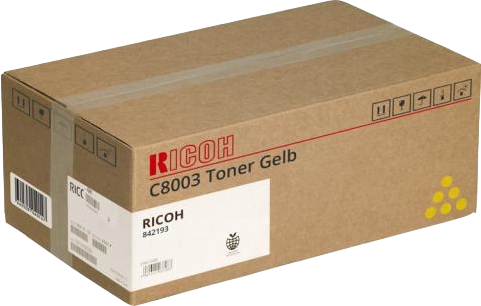 Original Ricoh C8003Y (842193) Toner Gelb