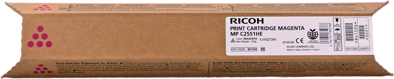 Original Ricoh 842063 MP C2551HEM Toner Magenta