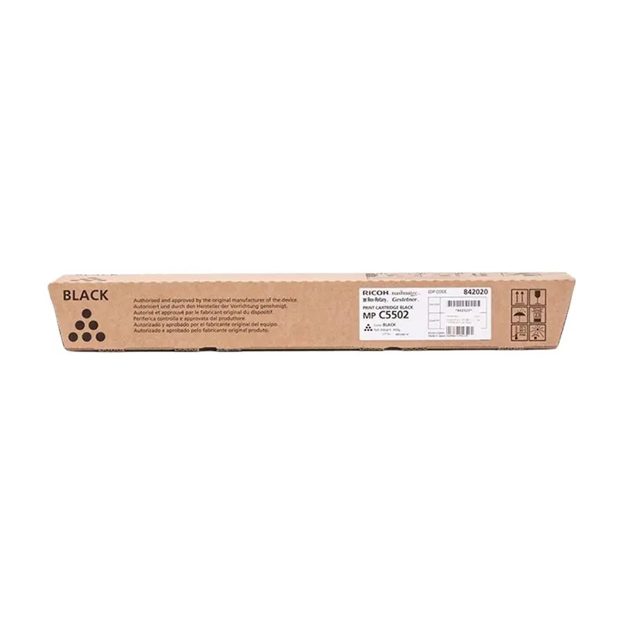 Original Ricoh MP C5502 Toner Schwarz (842020)