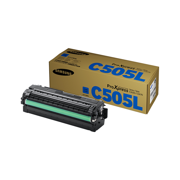 Original Samsung CLT-C505L / C505L Toner Cyan