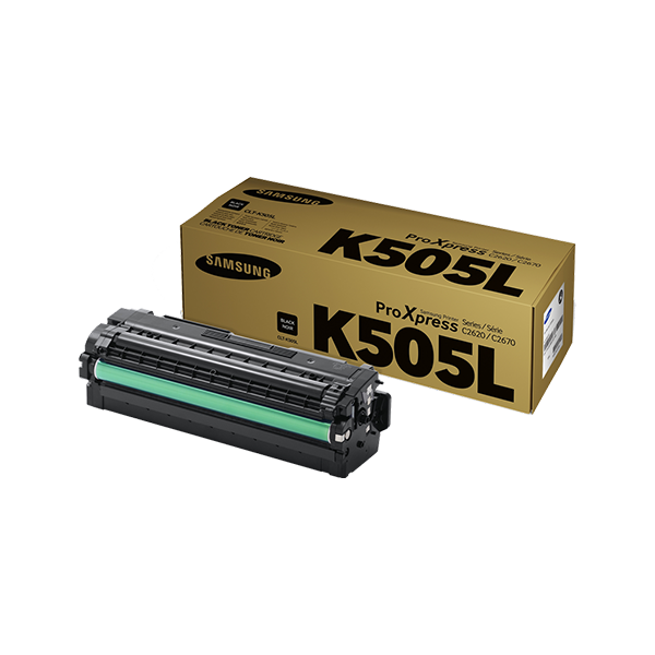 Original Samsung CLT-K505L / K505L Toner Schwarz