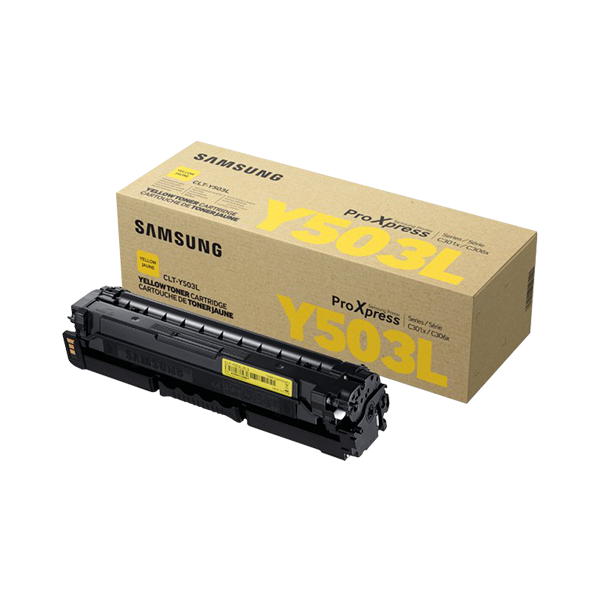 Original Samsung CLT-Y503L / Y503L Toner Gelb